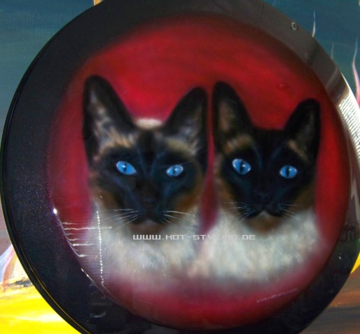 Radabdeckung Katzen 01